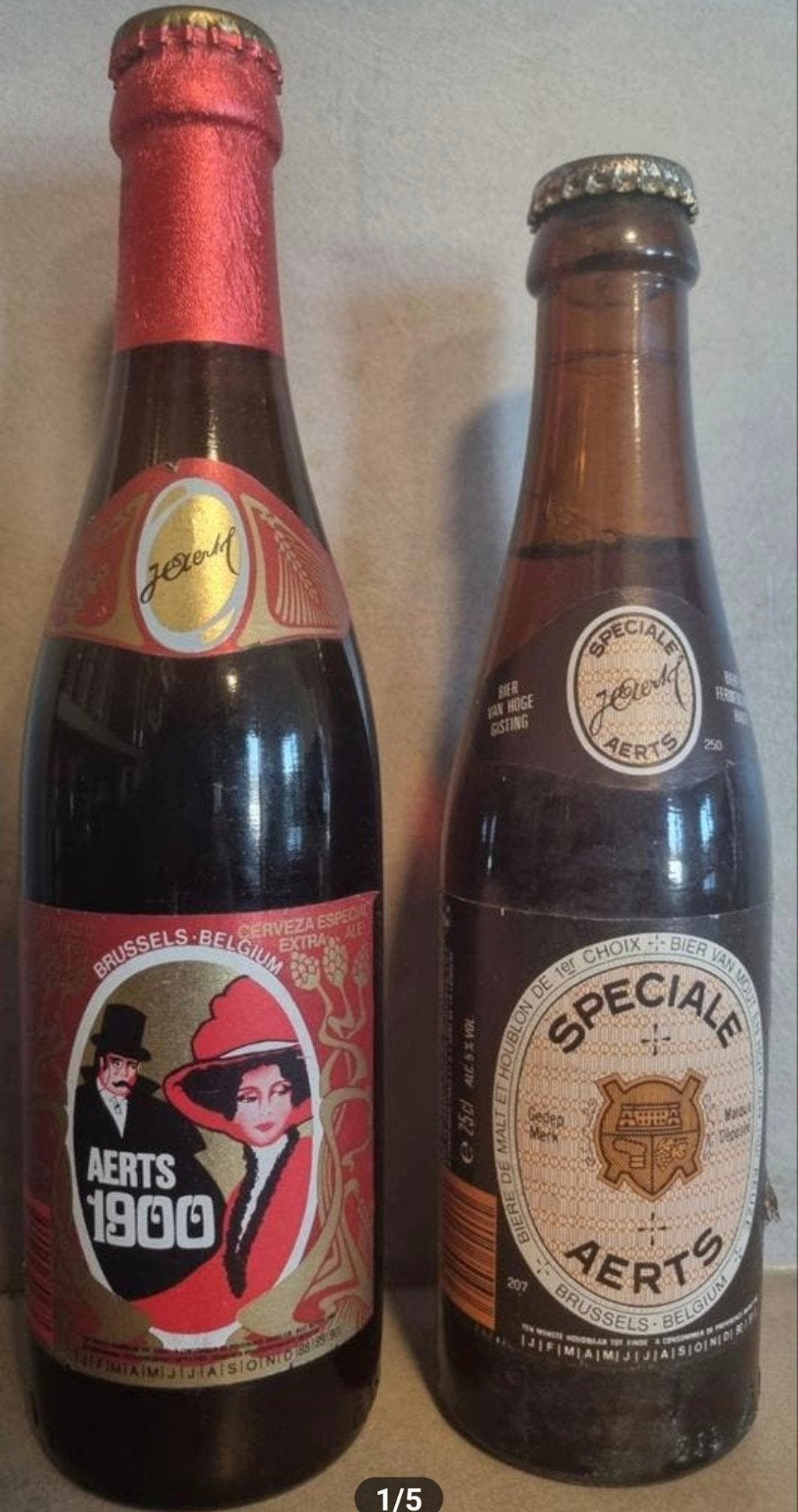 Aerts 1900 '90 & Speciale Aerts '90-'91, Londerzeel, Ophalen of Verzenden, Zo goed als nieuw, Flesje(s), Overige merken