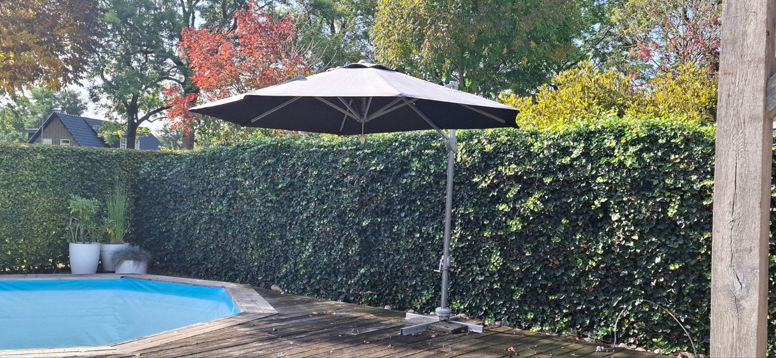 Zweefparasol, Ophalen, Gebruikt, Zweefparasol
