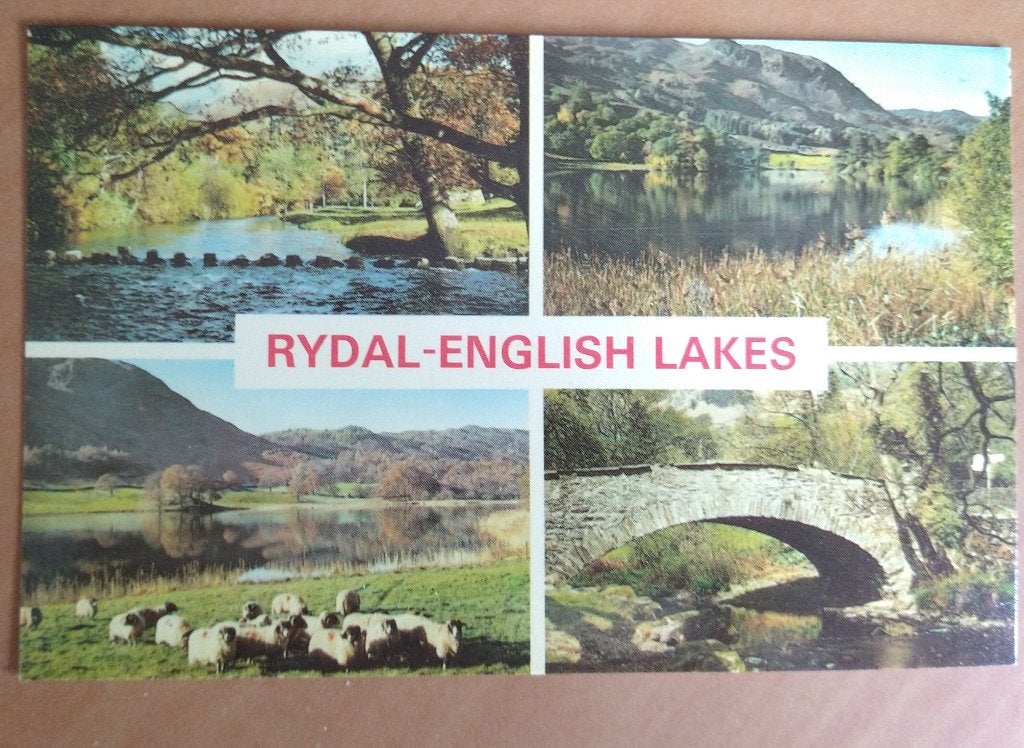 ansichtkaart Rydal-English Lakes, Ophalen of Verzenden, 1980 tot heden