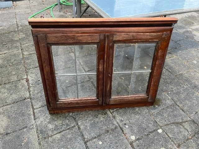 antiek glazen kastdeurtjes glas/raam, ook ter decoratie, Ophalen