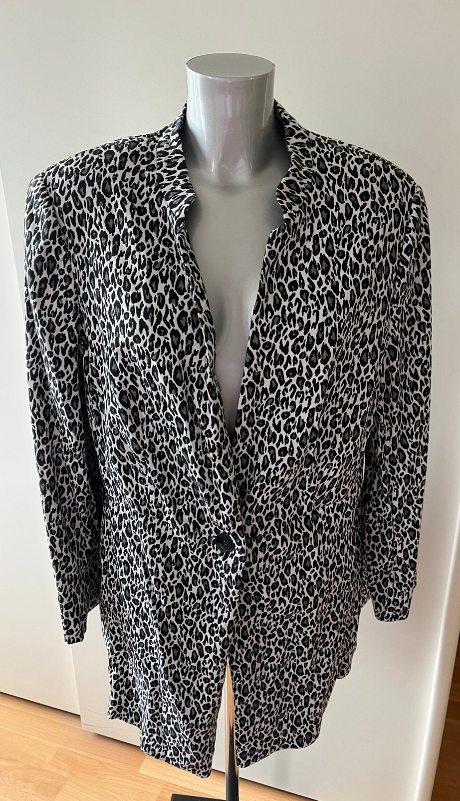 Jasje/blazer met print Selection by Ulla Popken maat 44, Meerkleurig, Maat 42/44 (L), Ophalen of Verzenden, Zo goed als nieuw