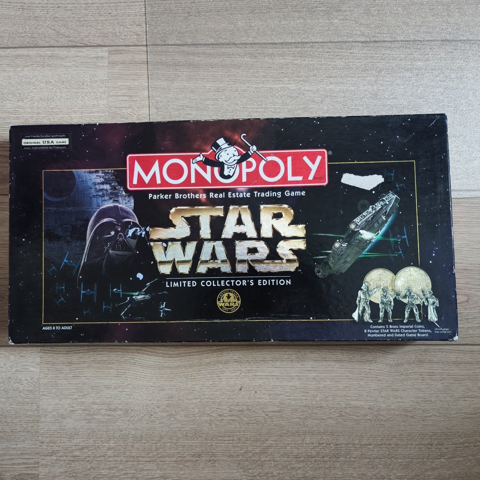 Star Wars Monopoly Limited Collector's Edition, Vijf spelers of meer, Ophalen, Gebruikt, Parker Brothers