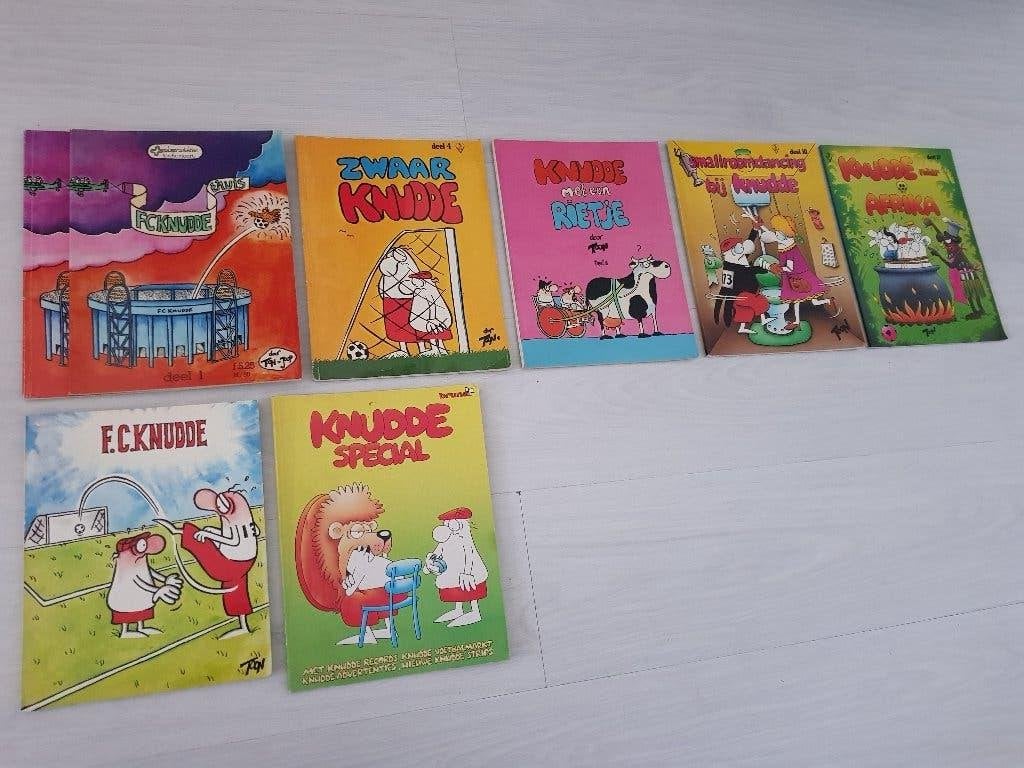 F.C. Knudde, Meerdere stripboeken, Ophalen of Verzenden, Gelezen, Toon & Joop