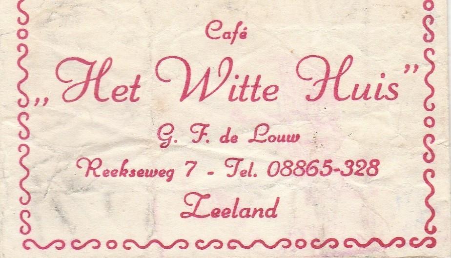 Het Witte Huis Reekseweg Zeeland - G de Louw, Ophalen of Verzenden
