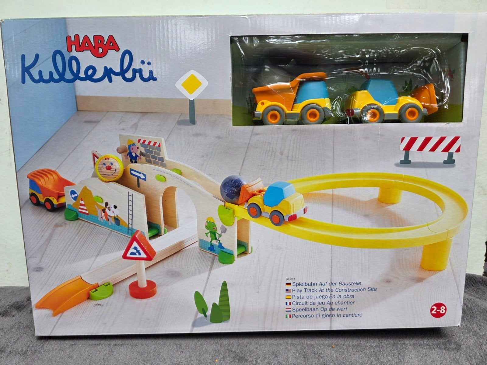 HABA Kullerbü Speelbaan Op De Bouwplaats - Nieuw