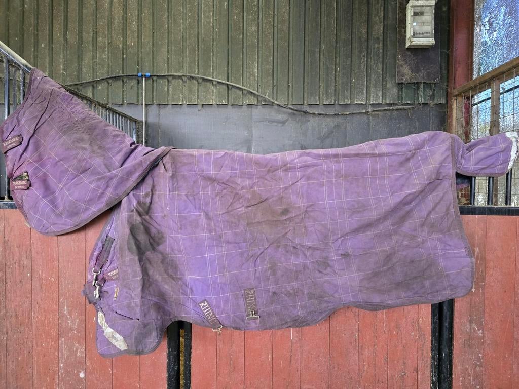Rhino Winterdeken maat 198 met hals 250 grams, Ophalen, Gebruikt, 250 g, Rood