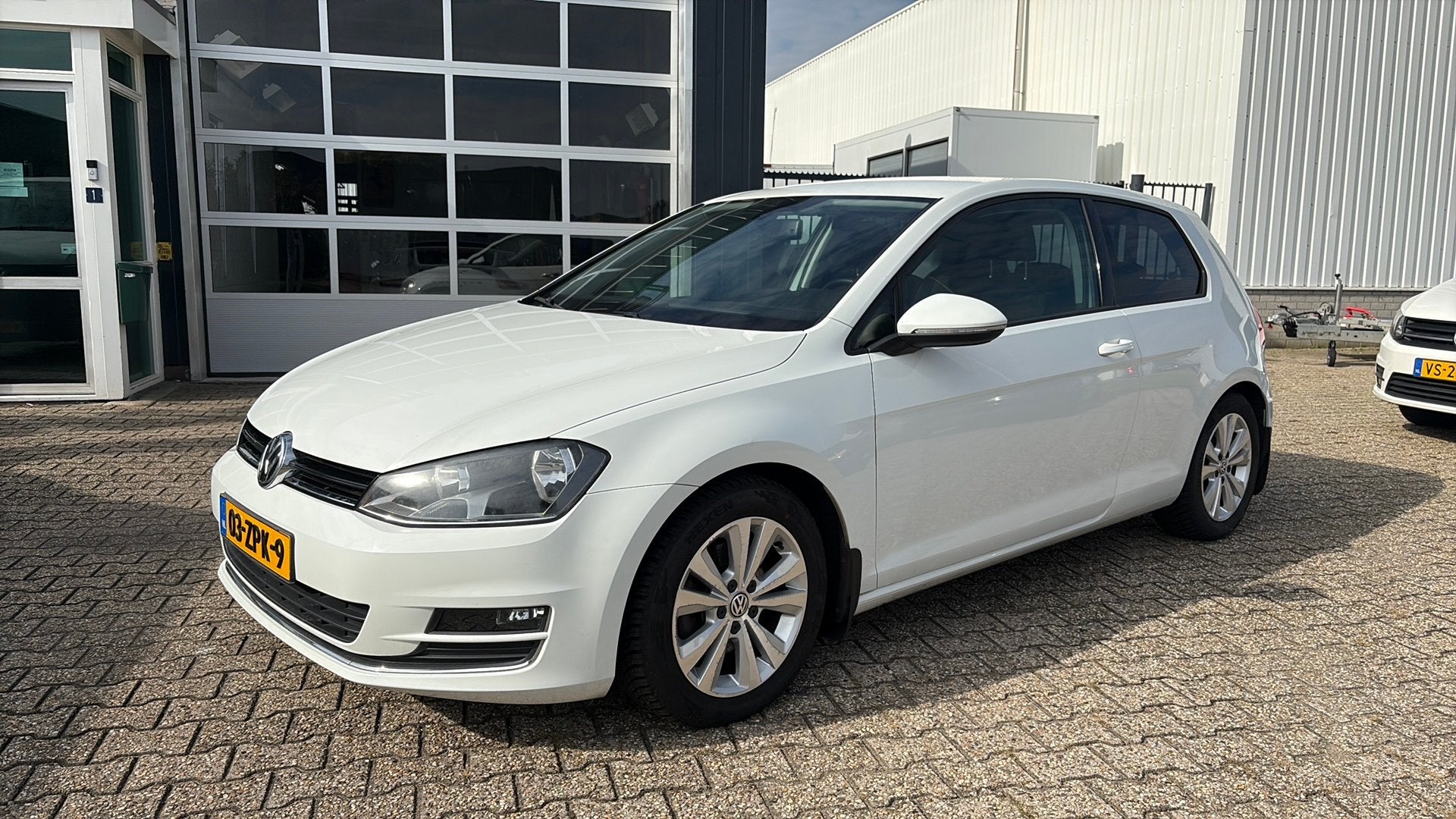 Volkswagen Golf 1.4 TSI navigatie cruise nap!, Auto's, Zwart, 4 cilinders, Wit, Origineel Nederlands