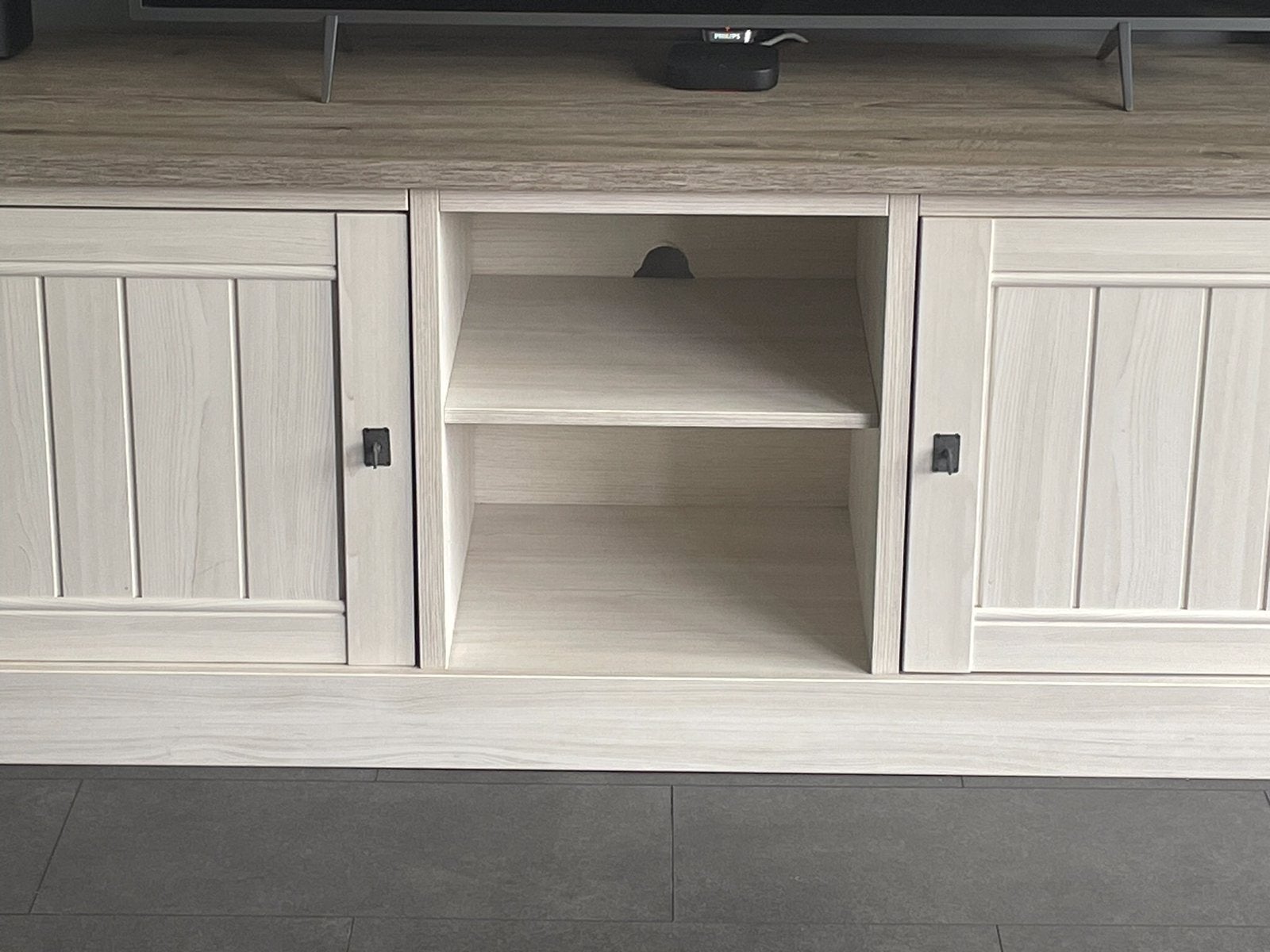 Tv kast, Huis en Inrichting, Kasten | Televisiemeubels, Ophalen, Gebruikt, 150 tot 200 cm, Landelijk