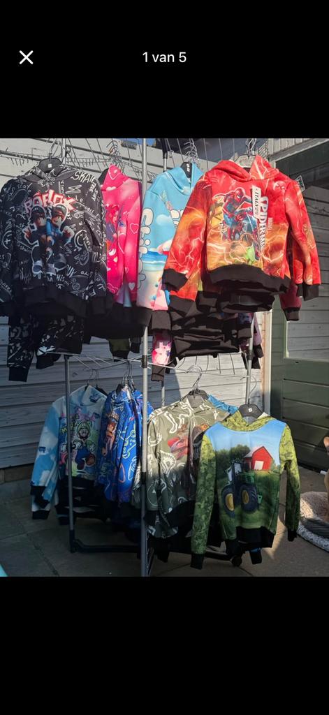 Leuke Kinder Hoodies met Diverse Prints, Ophalen of Verzenden, Nieuw, Jongen of Meisje