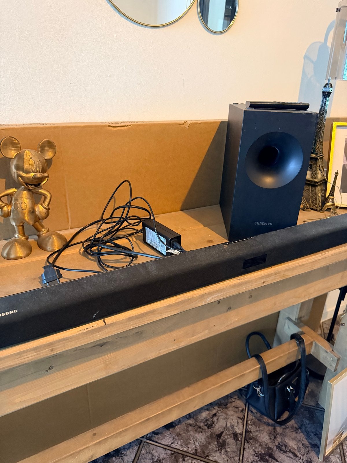Samsung Soundbar HW-J355 met Subwoofer, Ophalen of Verzenden, Met externe subwoofer, Gebruikt