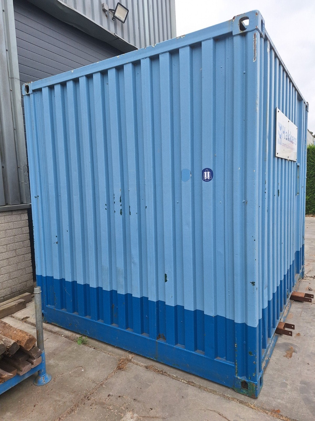 10 ft container  opslag schuilstal, Ophalen of Verzenden, Gebruikt