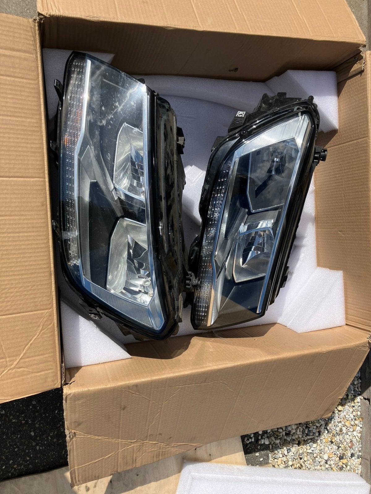 Set koplampen VW Tiguan 2016-2020, Ophalen of Verzenden, Gebruikt, Volkswagen