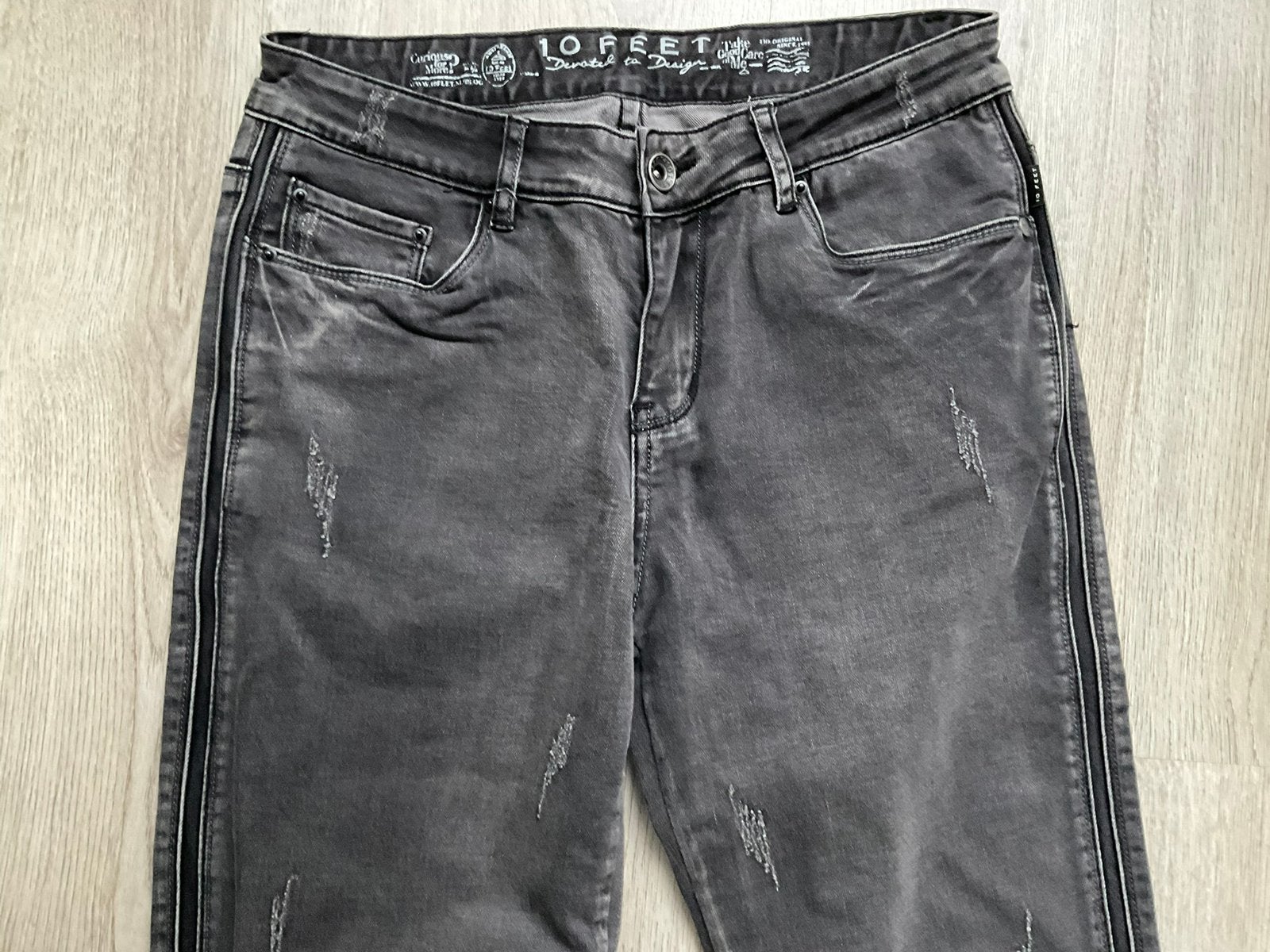 10 Feet donkergrijze jeans W29 L34, Ophalen of Verzenden, Zo goed als nieuw, Grijs, W28 - W29 (confectie 36)