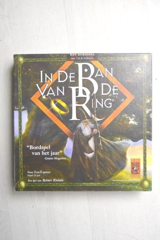 In De Ban Van De Ring bordspel, Hobby en Vrije tijd, Gezelschapsspellen | Bordspellen, Drie of vier spelers, Ophalen of Verzenden