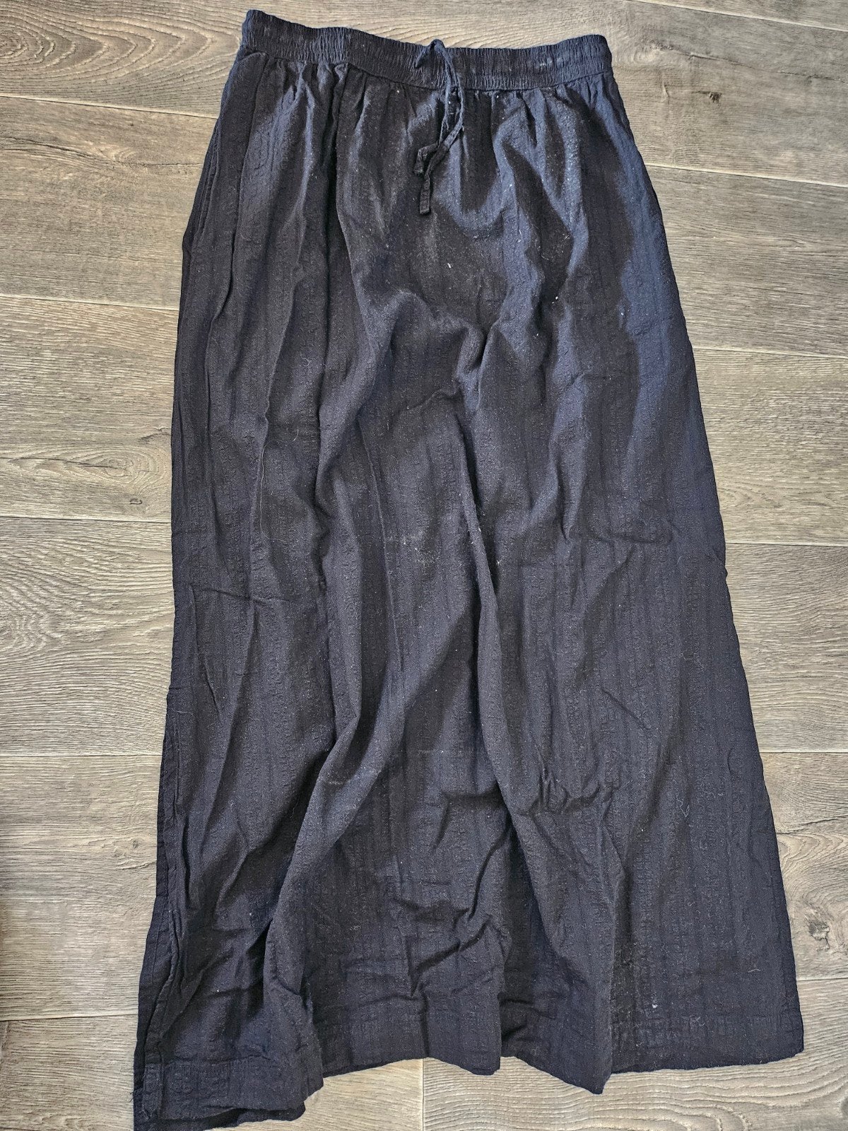 Hema Zwarte Maxi Rok Maat M, Maat 38/40 (M), Zwart, Ophalen of Verzenden, Gedragen