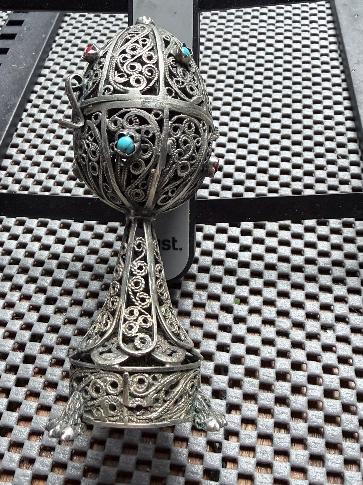 Te koop echte Russisch zilver ei, Antiek en Kunst, Ophalen of Verzenden