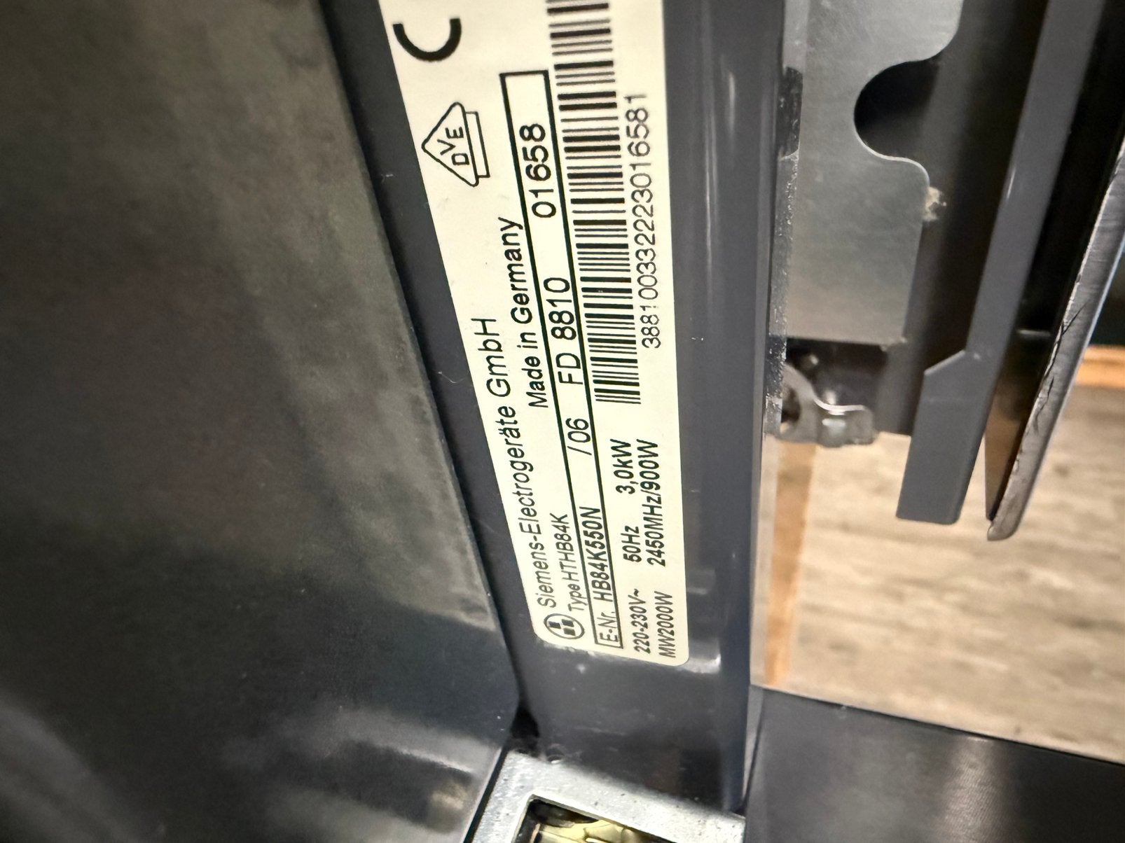 Siemens combimagnetron hb84k550n, Ophalen, Bsh.nl, Postbus 259, Zo goed als nieuw