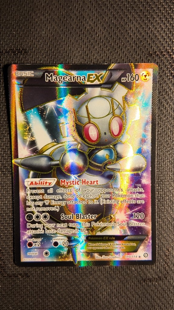 Magearna-EX 110 Steam Siege | Pokemon kaart, Ophalen, Zo goed als nieuw, Losse kaart, Foil
