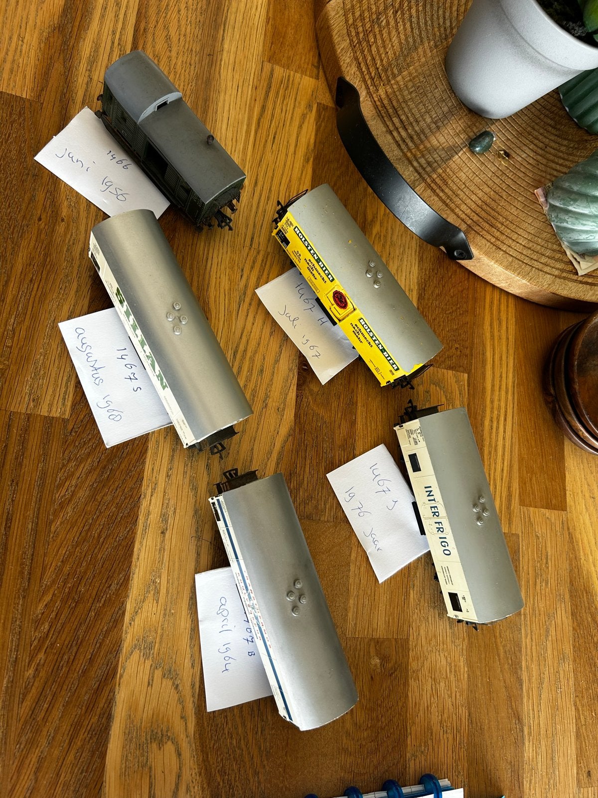 Fleischmann H0 Wagons - Set van 5 diverse modellen, Verzenden, Gebruikt, Wagon, Fleischmann