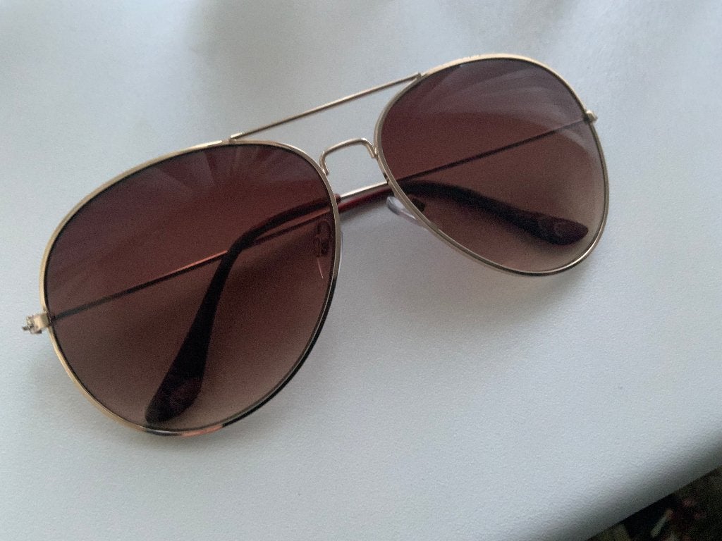 Mooie Bruine H&M Piloten Zonnebril voor Heren - Pilot Style, Overige merken, Zonnebril, Bruin, Ophalen of Verzenden
