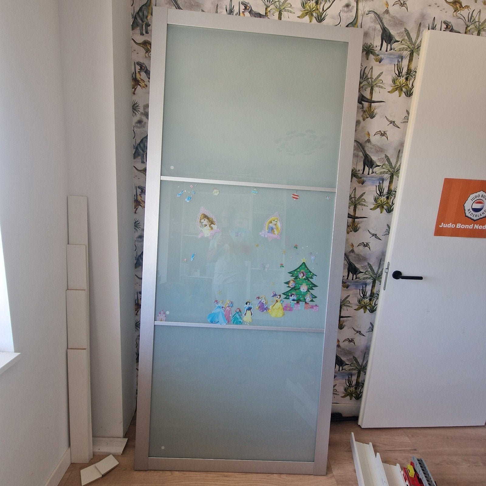 IKEA Pax kastdeuren met bevestigingsmaterialen, Huis en Inrichting, Gebruikt, 200 cm of meer, Glas, 50 tot 100 cm