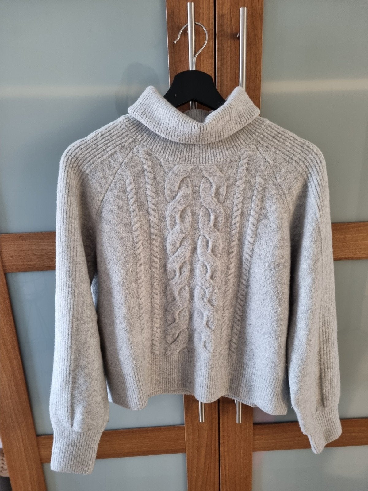 yaya grijze kabel trui maat S, Kleding | Dames, Truien en Vesten, Ophalen of Verzenden, Zo goed als nieuw, Yaya, Maat 36 (S)
