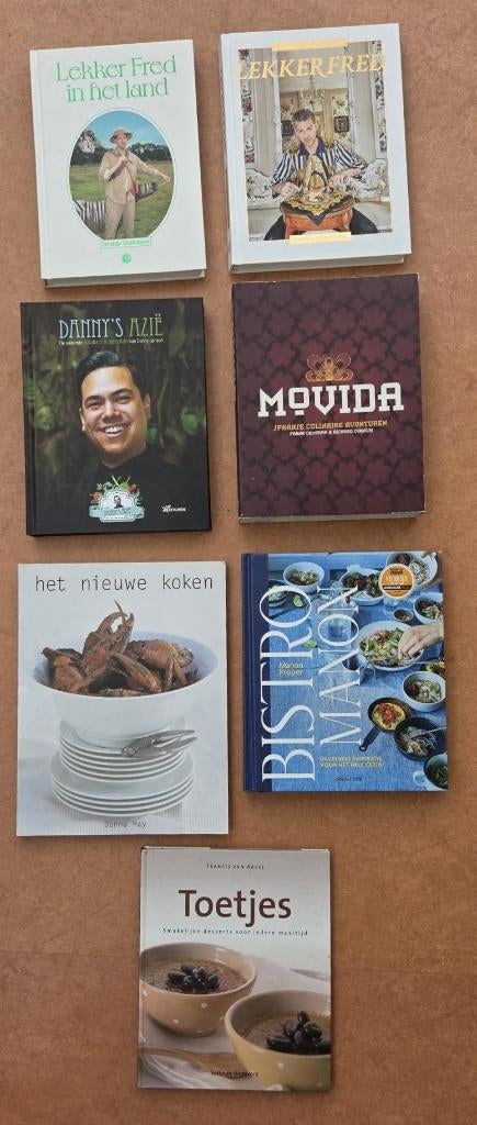 kookboekeno.a.  Danny Jansen Freddy Tratlehner Jamie Oliver, Boeken, Kookboeken, Ophalen of Verzenden, Zo goed als nieuw, Overige gebieden