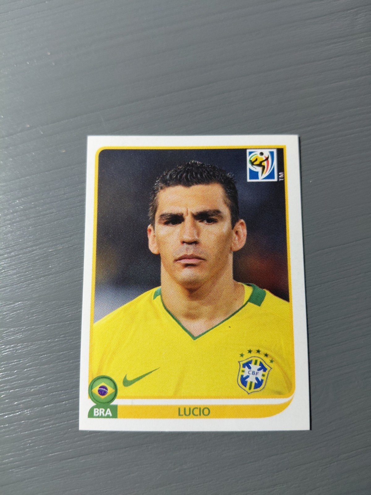 lucio (brazilie) panini wk 2010, Ophalen of Verzenden, Nieuw