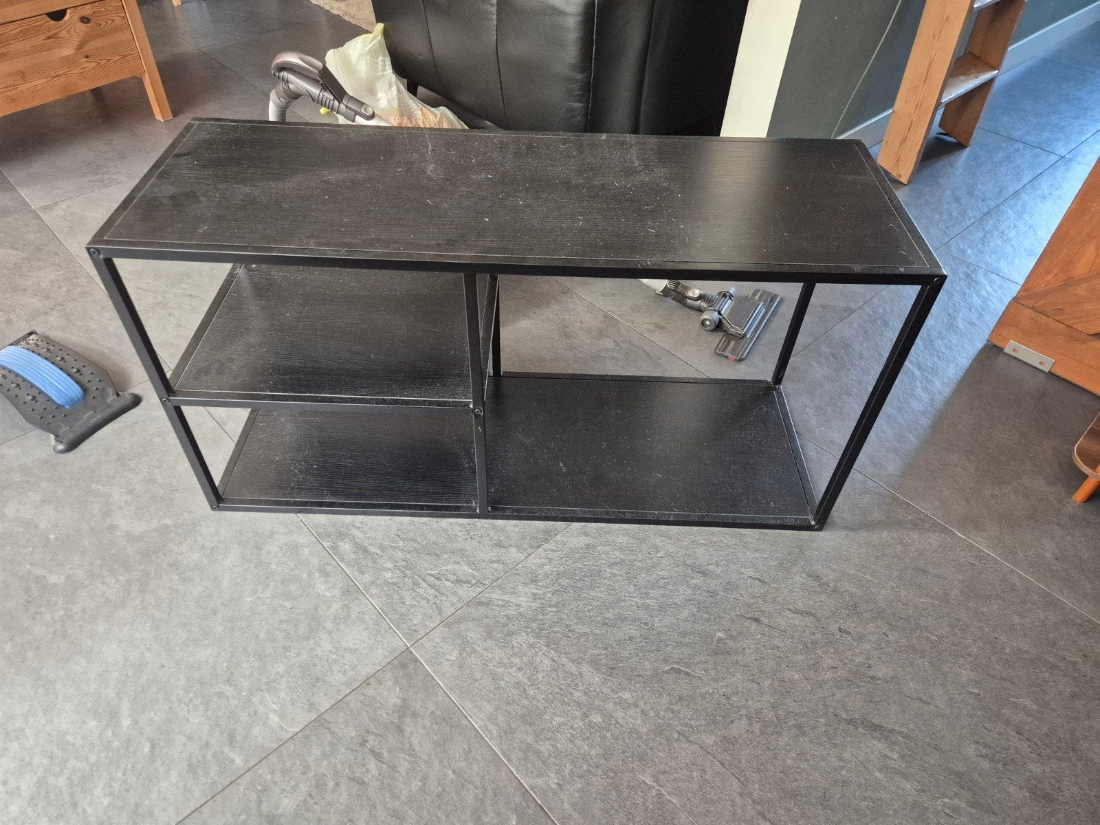 zwart tv kast, Ophalen, 25 tot 50 cm, 100 tot 150 cm, Minder dan 100 cm
