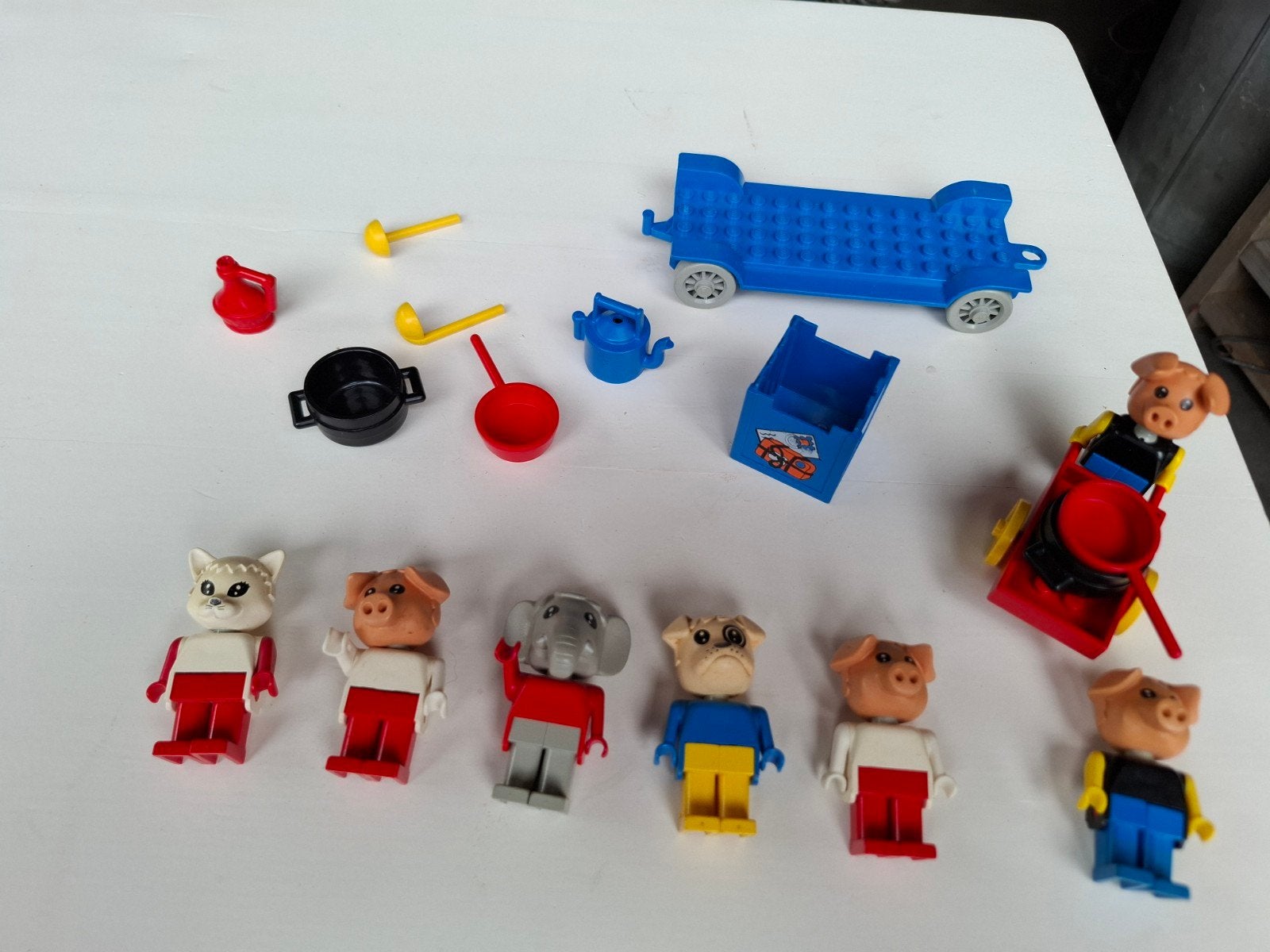 LEGO Fabuland onderdelen o.a. 3786 & 3784, Ophalen of Verzenden, Gebruikt