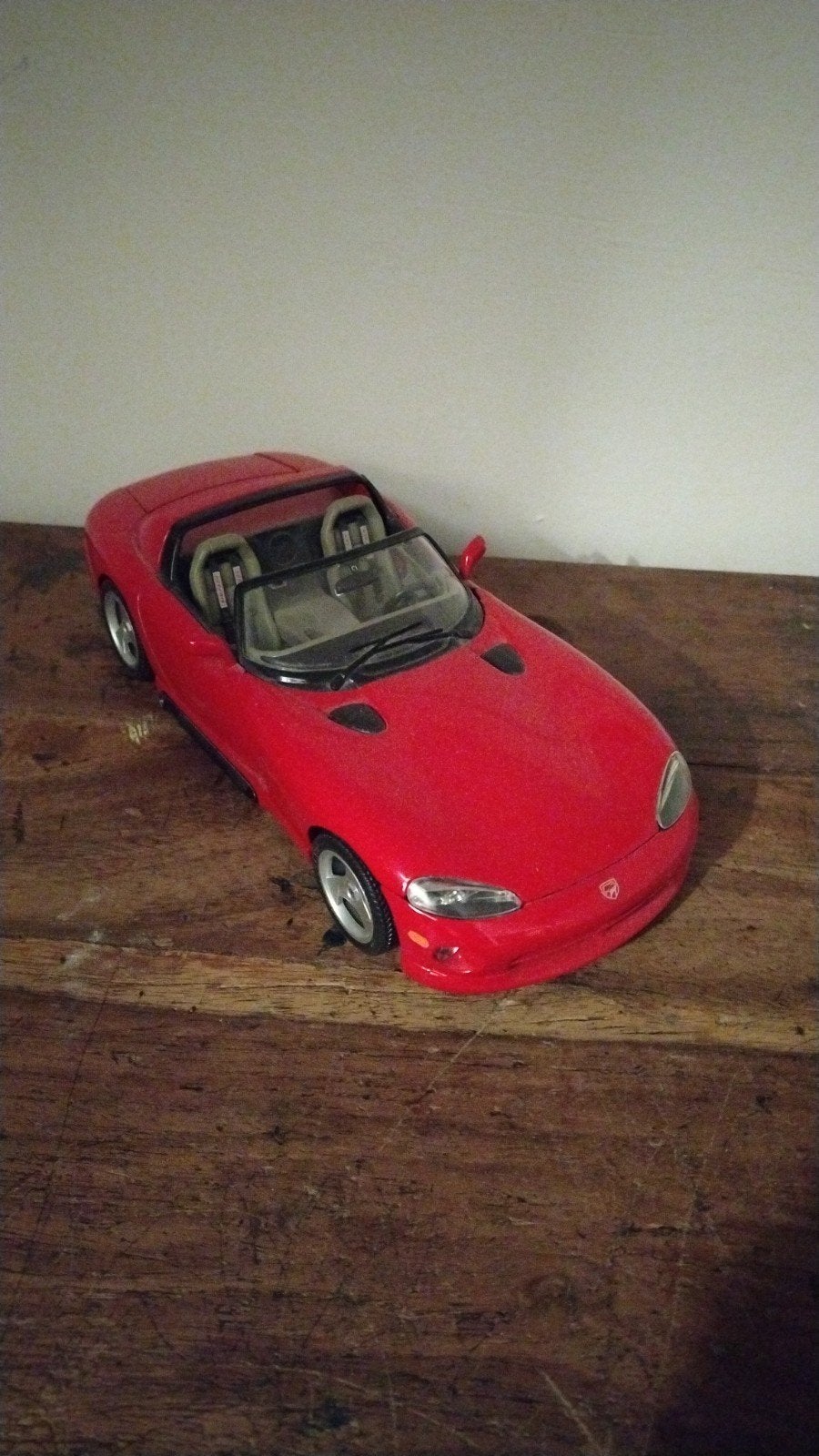 Rode Dodge Viper RT/10 schaalmodel, Ophalen of Verzenden, Zo goed als nieuw, Auto, Bburago