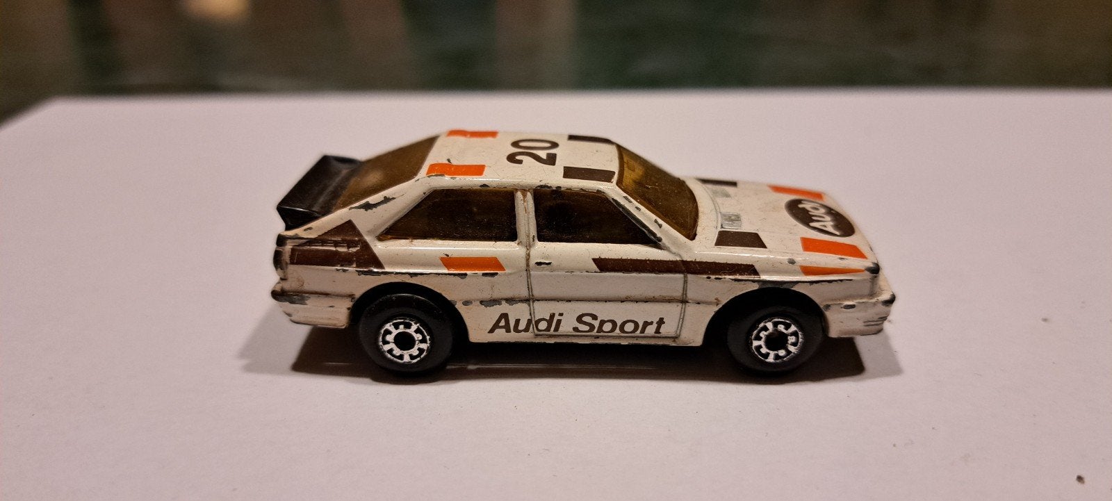 audi quattro 1982 1:64 matchbox, Ophalen of Verzenden, Auto