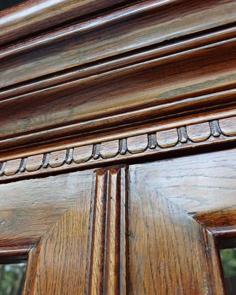 Eikenhouten buffetkast | Servieskast prachtige details #9100, Ophalen of Verzenden