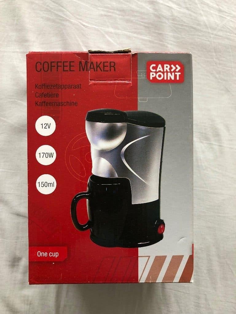 12V Koffiezetapparaat met mok - Ideaal voor onderweg!, Ophalen of Verzenden, Nieuw
