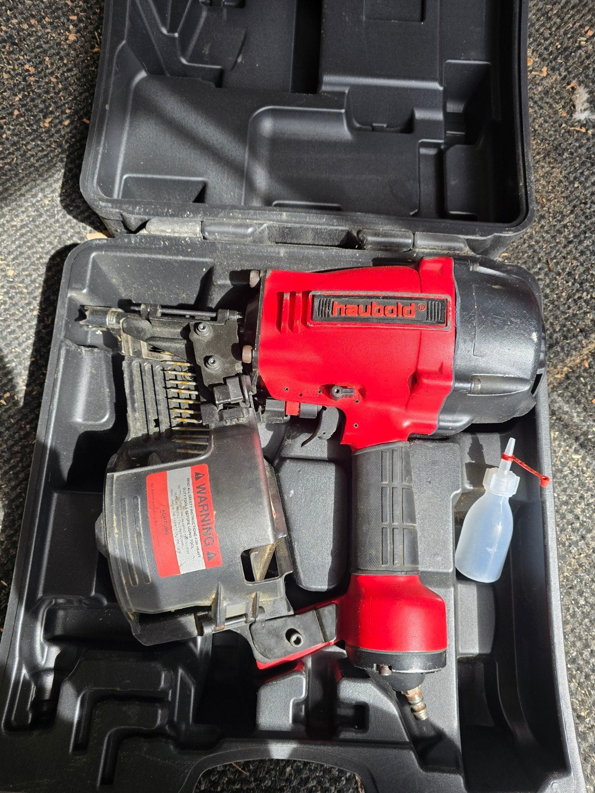 Haubold Spijkerpistool met spijkers, Ophalen of Verzenden