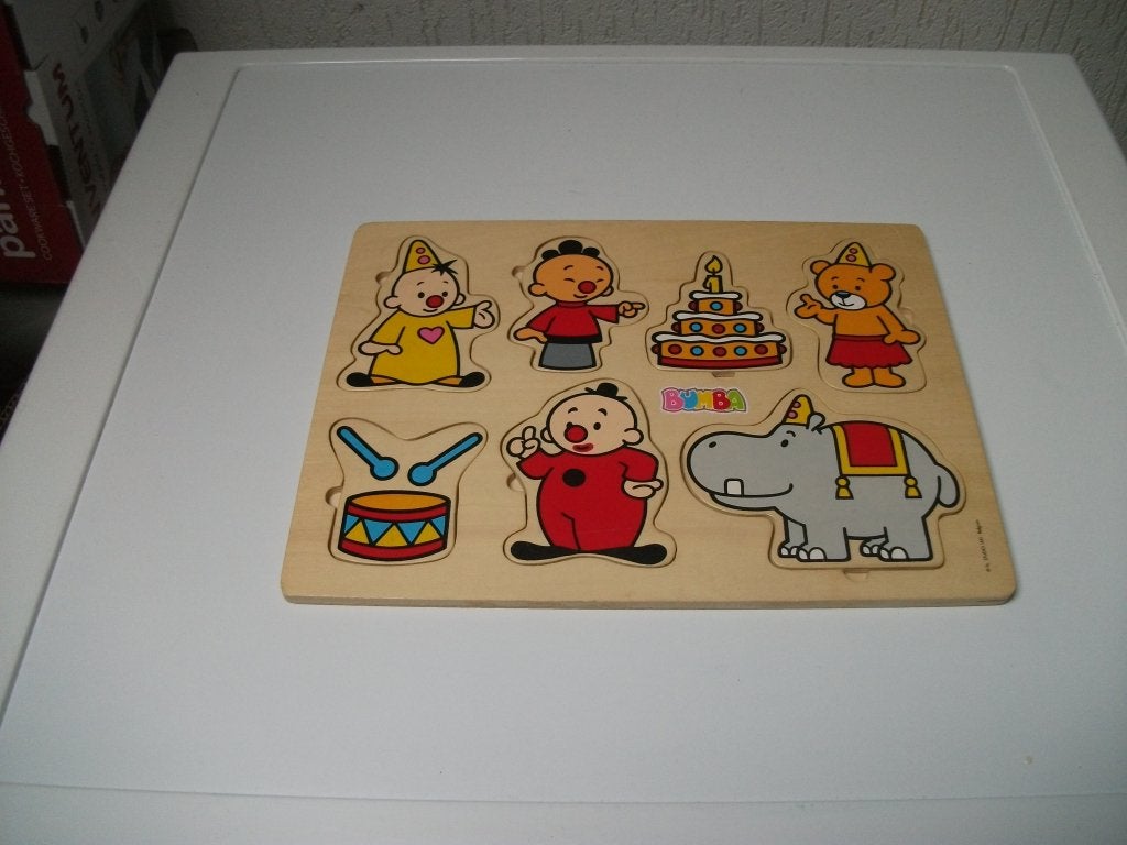 Puzzel Bumba taart 7 delig, Ophalen of Verzenden, Gebruikt