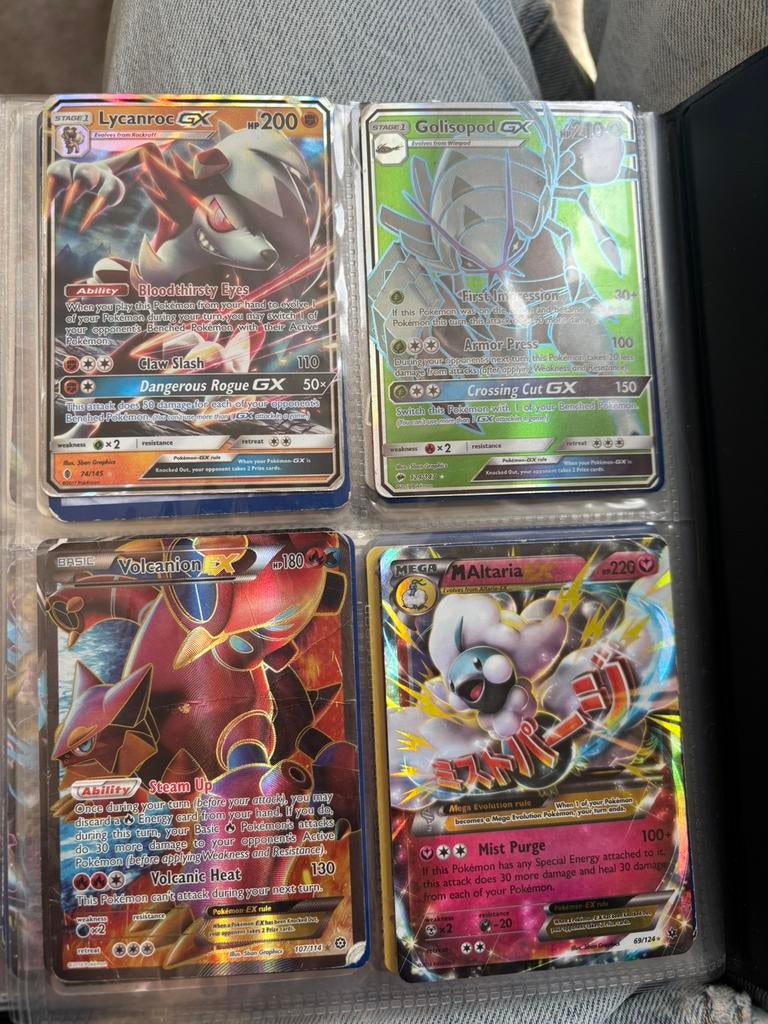 Pokemon kaarten (gx,ex,V), Ophalen of Verzenden, Zo goed als nieuw, Meerdere kaarten