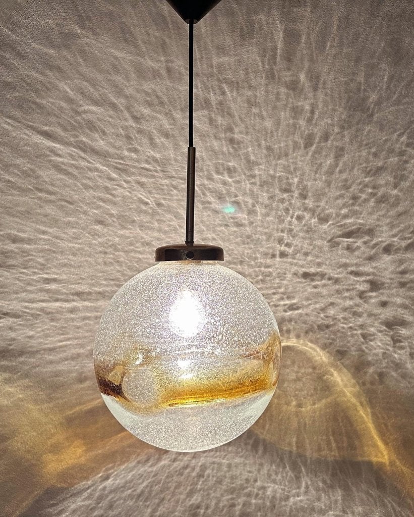 Vintage Mazegga bal lamp, Niet ingevuld, Gebruikt, Mid century, Niet ingevuld