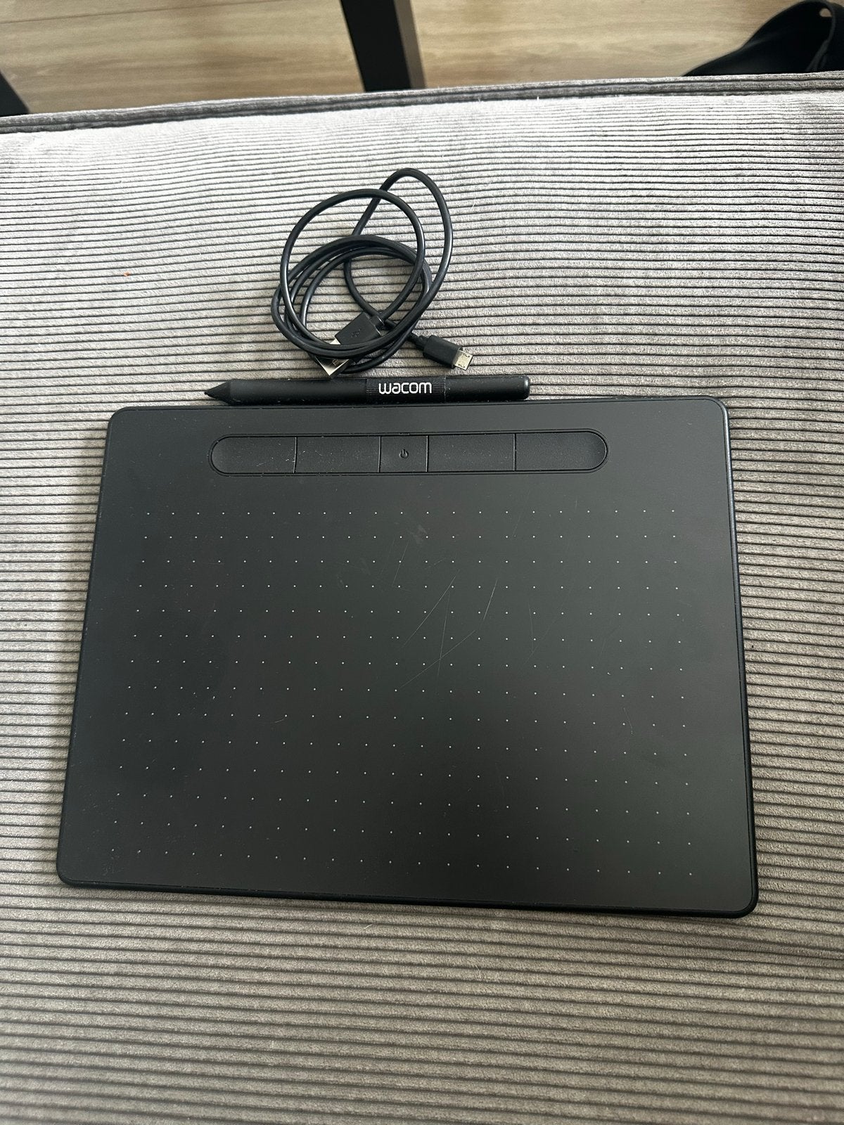 Wacom Intuos Medium Bluetooth (CTL-6100WL) incl. pen, Computers en Software, Tekentablets, Ophalen of Verzenden, Multi-touch, Zo goed als nieuw