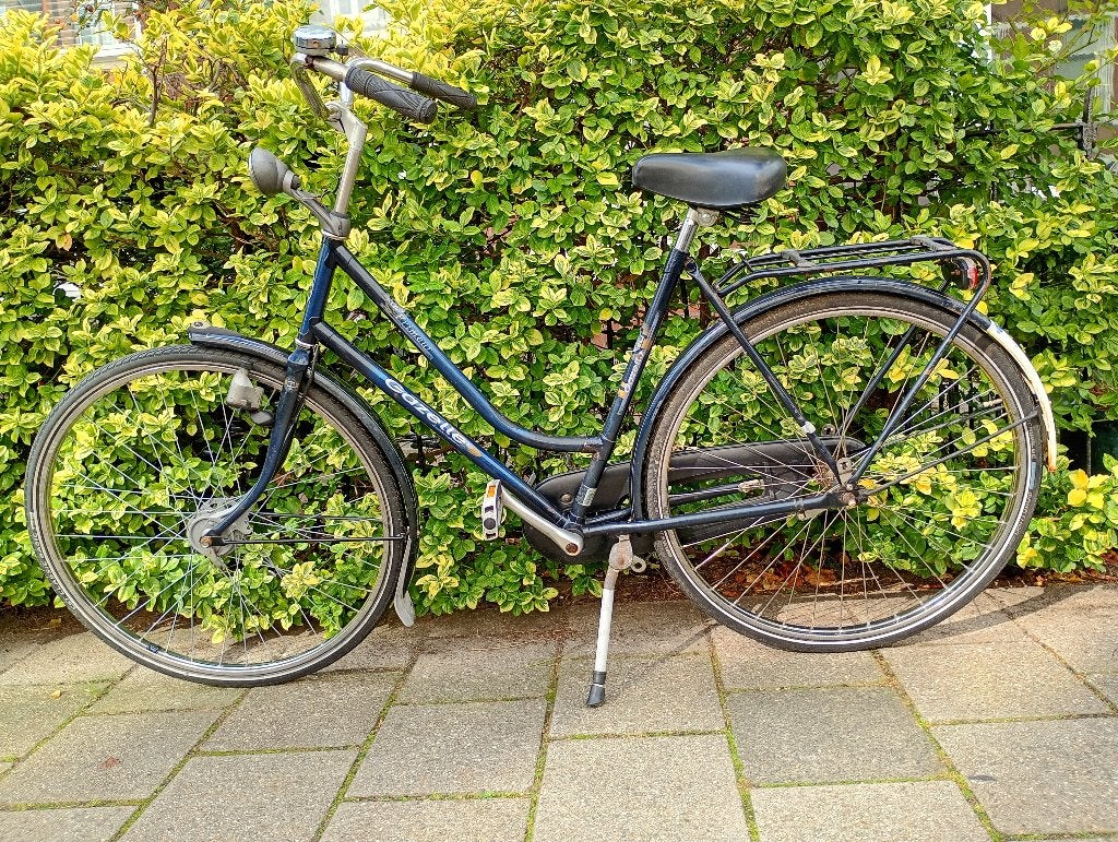 Gazelle damesfiets, Fietsen en Brommers, Ophalen, Gebruikt, Terugtraprem, Gazelle