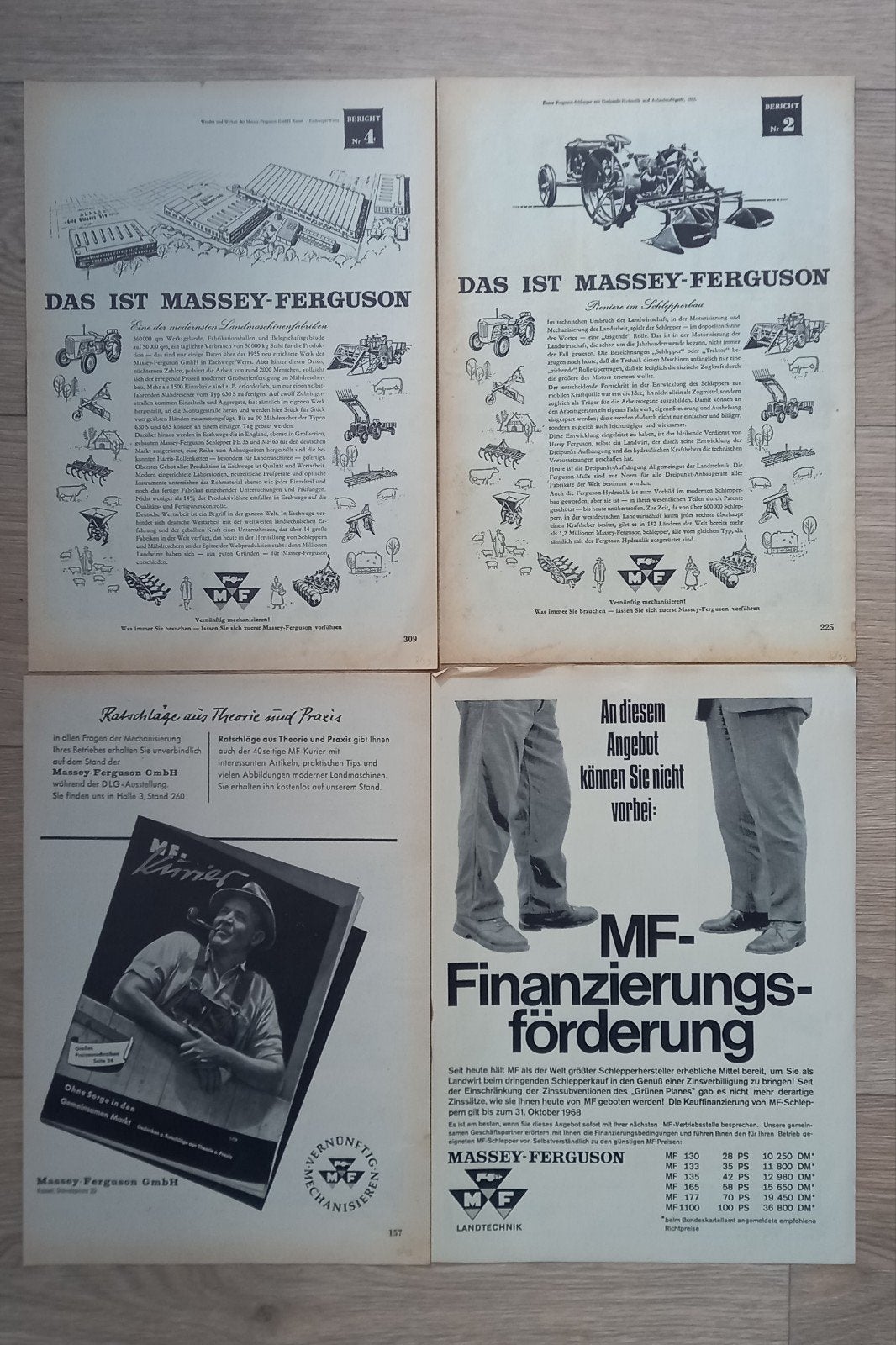 MF 2: Massey Ferguson advertenties, Ophalen of Verzenden, 1920 tot 1940, Tijdschrift