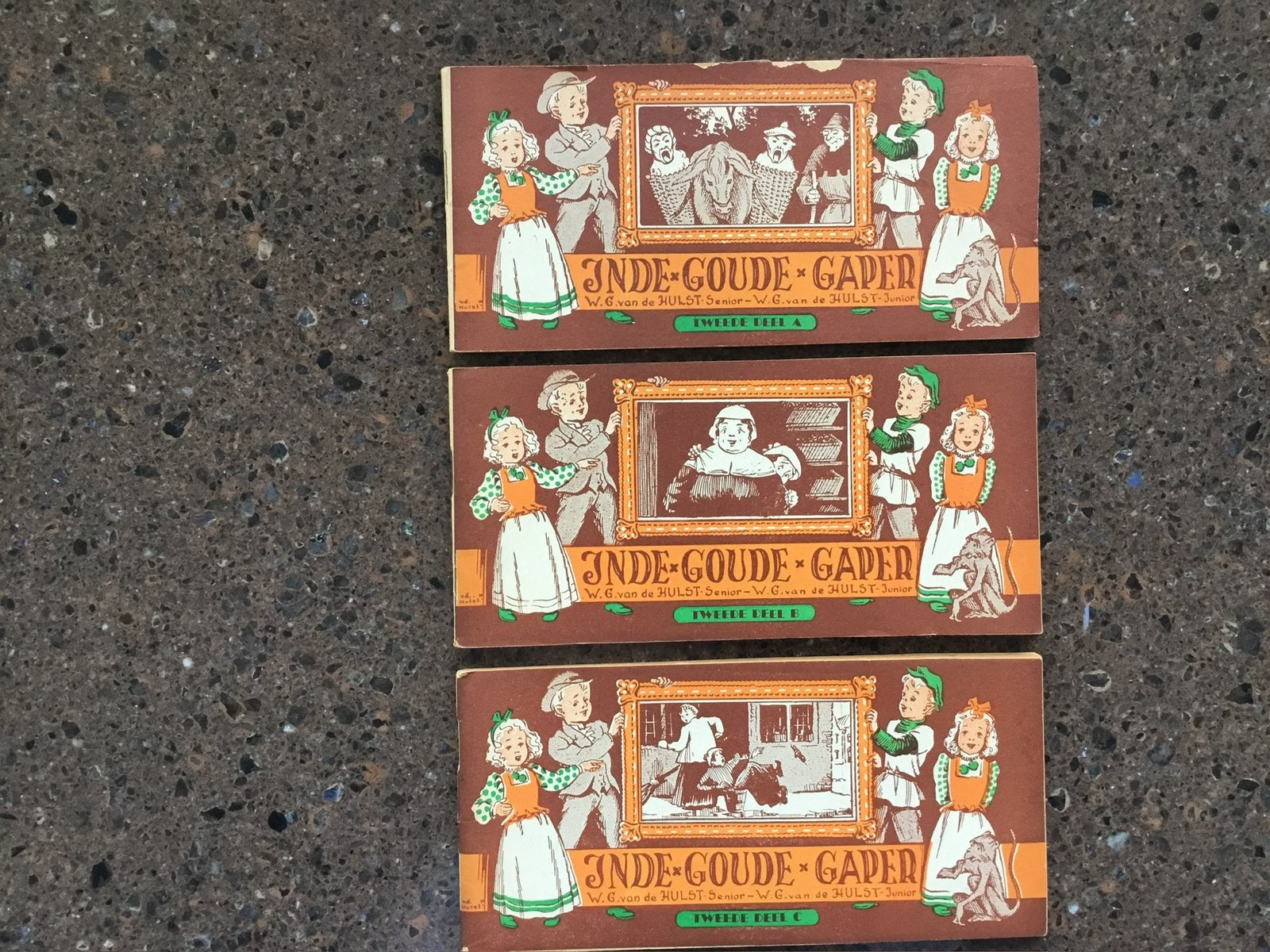 Oude strips  inde goude gaper, Meerdere stripboeken, Ophalen of Verzenden, Gelezen