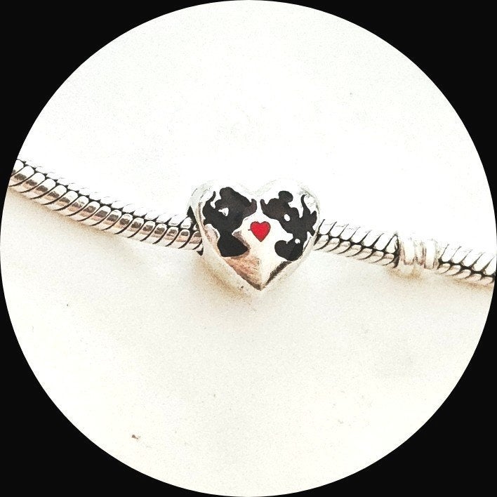 Pandora Mickey Minnie Kiss 791443ENMX / Believe in Magic, Pandora, Ophalen of Verzenden, Zo goed als nieuw, 1 bedel