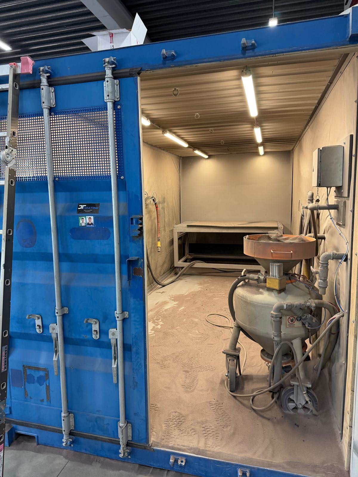 Straalcabine, Straalcontainer 20ft., Ophalen, Gebruikt, Overige typen