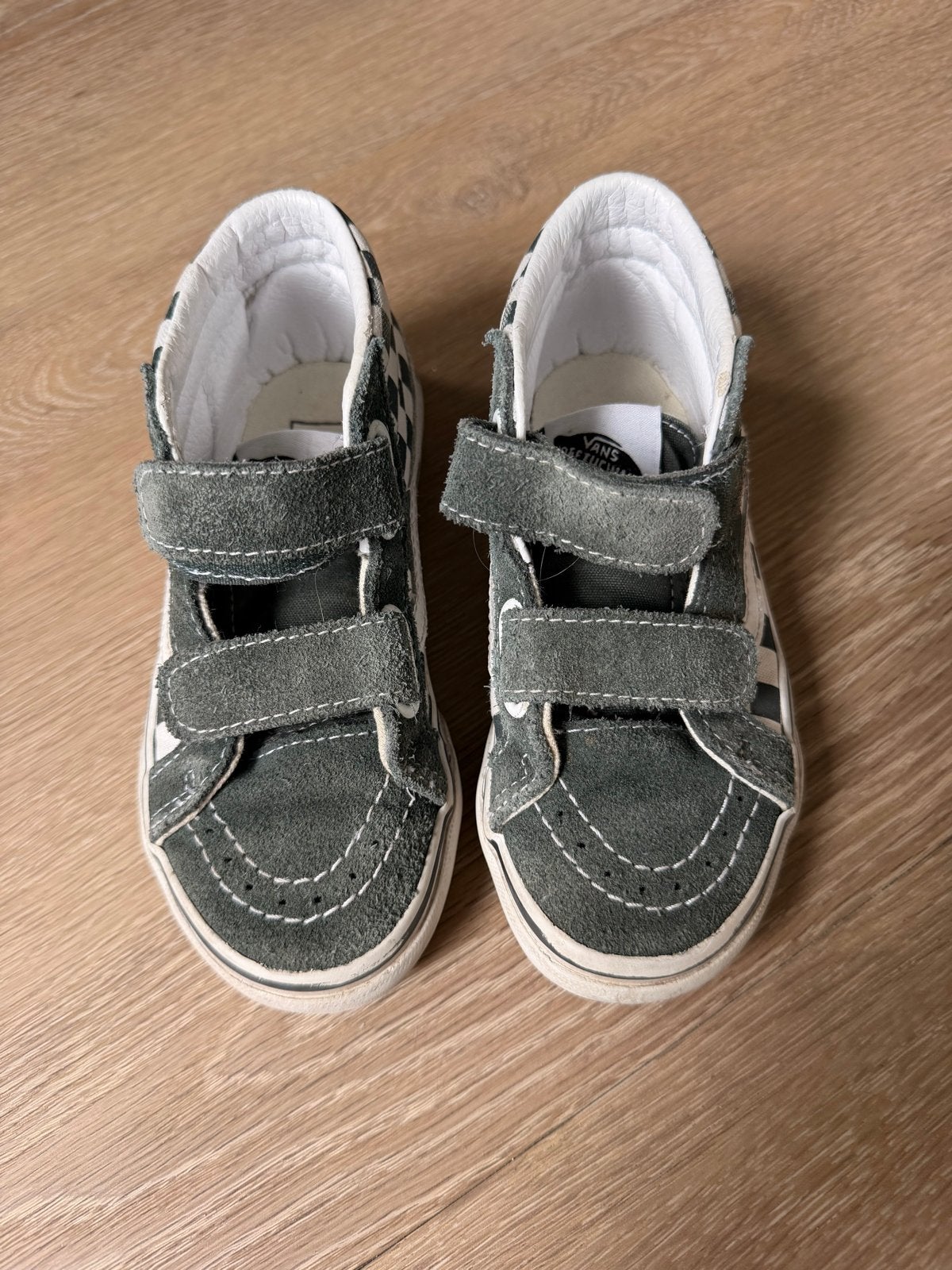 Vans Sk8-Hi Checkerboard Klittenband Schoenen Maat 29, Ophalen, Gebruikt, Jongen of Meisje, Schoenen