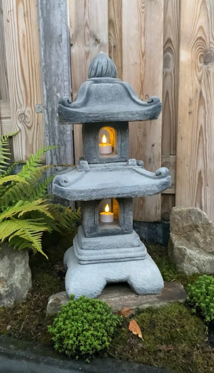 Nieuwe Decoratieve Japanse Pagode 60 cm, Tuin en Terras, Ophalen, Nieuw, Steen, Overige typen