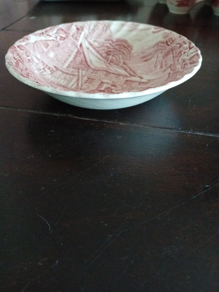 Vintage Old Foley James Kent papschaaltje, 15x3,5cm, Antiek en Kunst, Antiek | Servies los, Ophalen of Verzenden