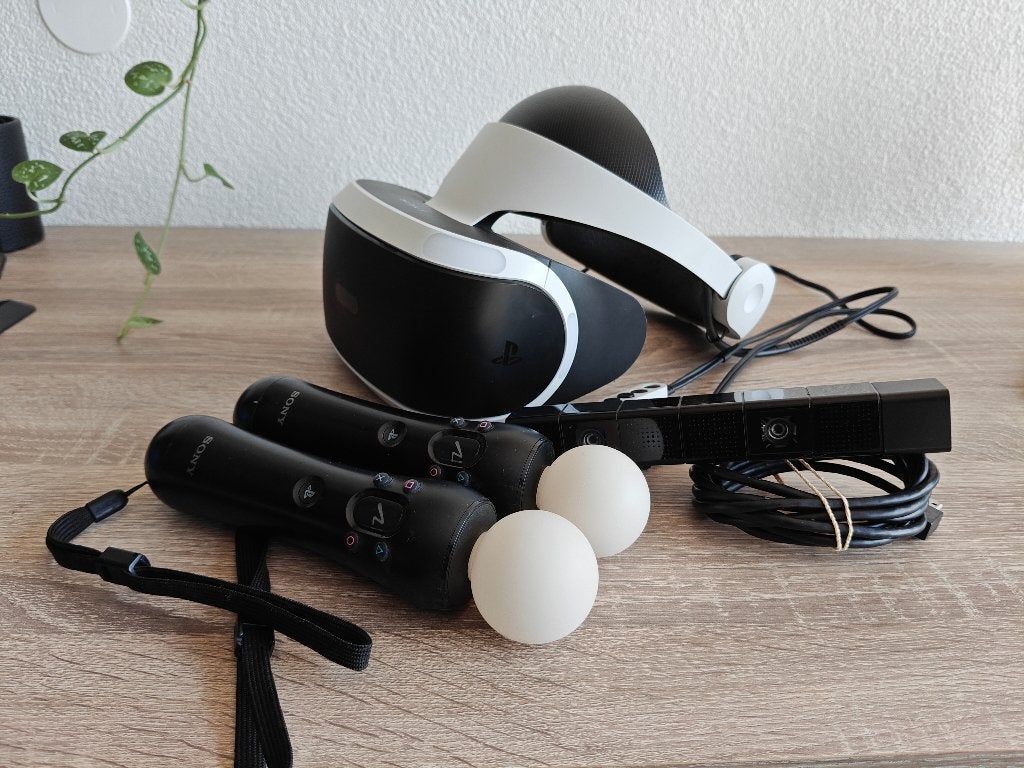 PlayStation VR 1 (Compleet) + Camera + 2 Move Controllers, Ophalen, Gebruikt, VR-bril, Sony PlayStation