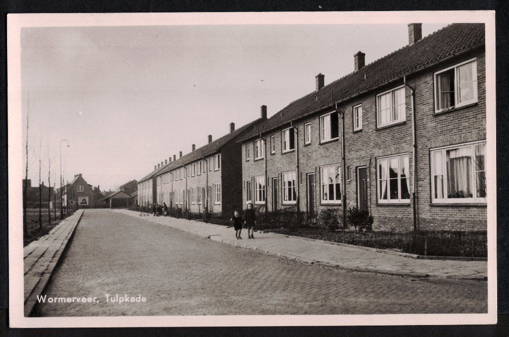 Wormerveer, Tulpkade., Ophalen of Verzenden, 1940 tot 1960, Ongelopen, Noord-Holland