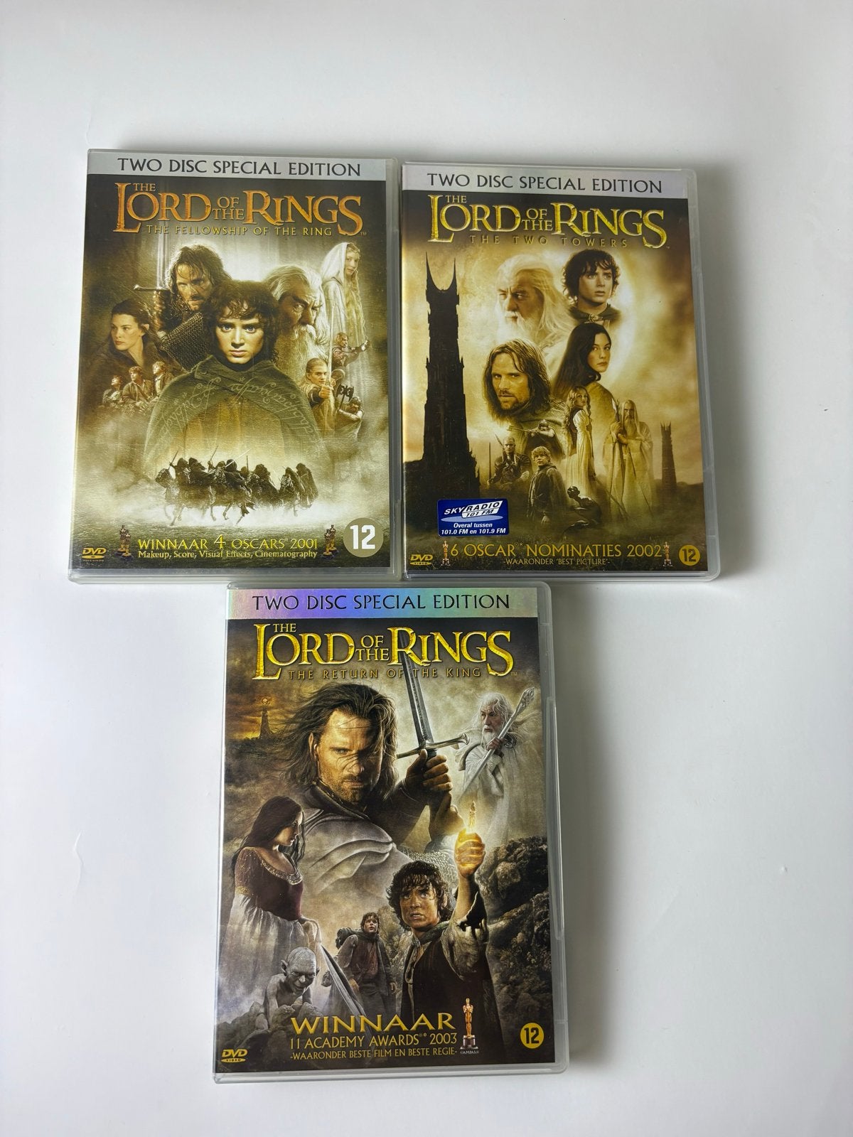 Lord of the Rings Trilogie DVD Special Edition (3 films), Cd's en Dvd's, Dvd's | Science Fiction en Fantasy, Nederlands, Fantasy